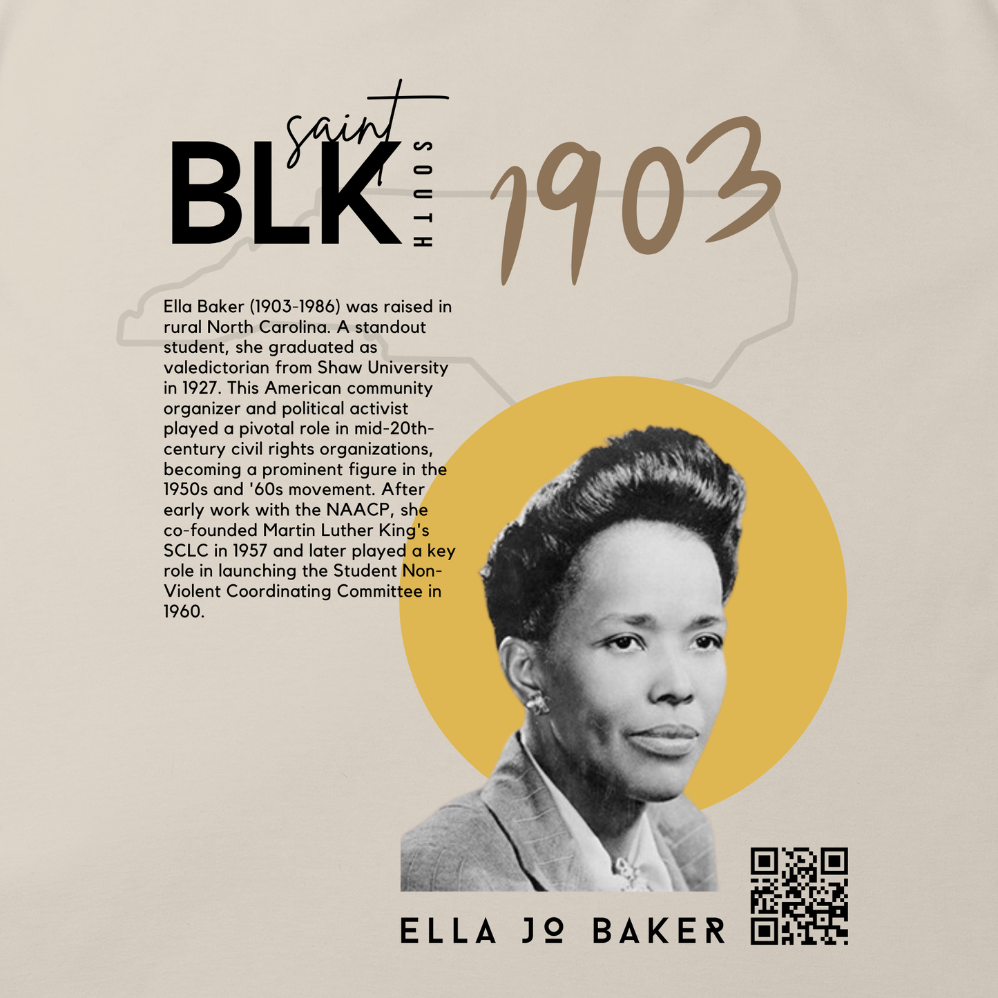 Ella Jo Baker State + Story (IVORY) | Unisex T-shirt