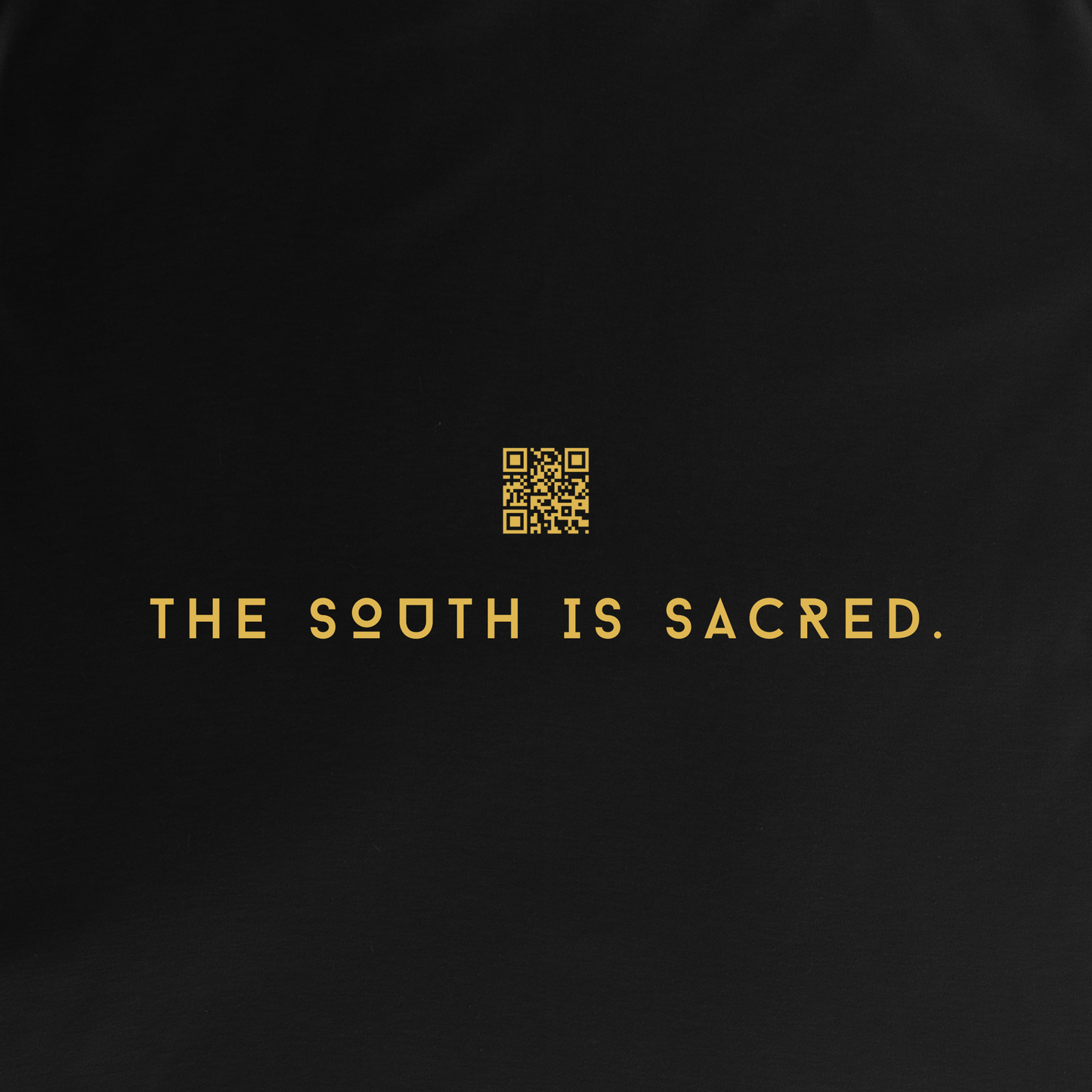 African Symbol + The South Is Sacred (BLACK) | Unisex T-shirt